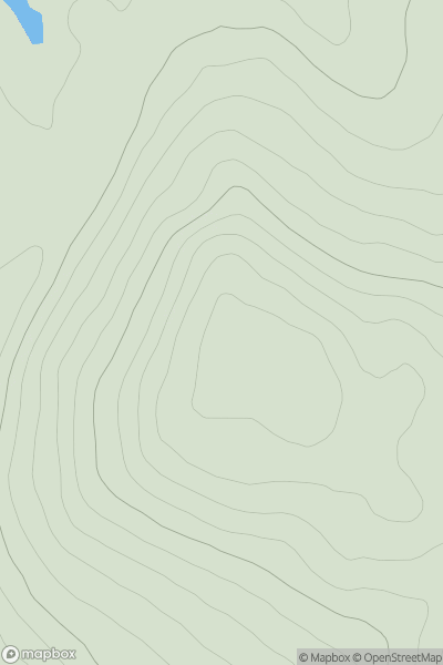 Thumbnail image for Creag Liath [Inverness to Strathspey] showing contour plot for surrounding peak